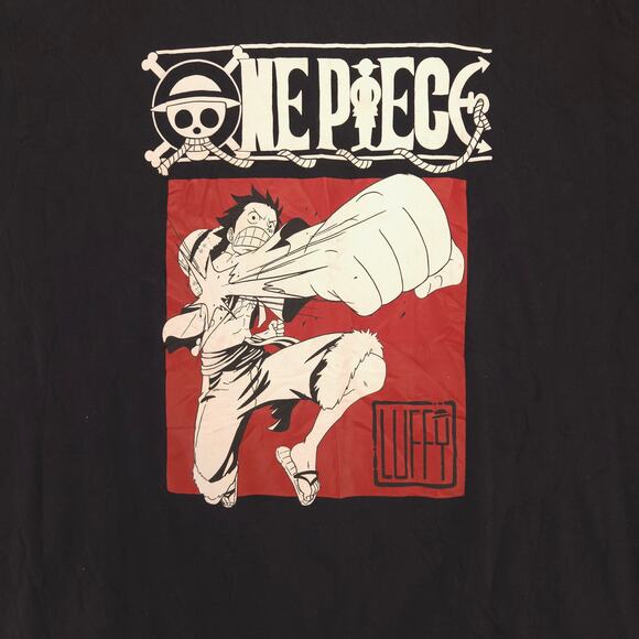 One Piece Anime Crew Neck Graphic T-Shirt Adult Mens Size Large L Black - Picture 4 of 9